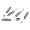 5pcs Bendable Adaptive Utensils Weighted Easy Grip Stainless Steel Special