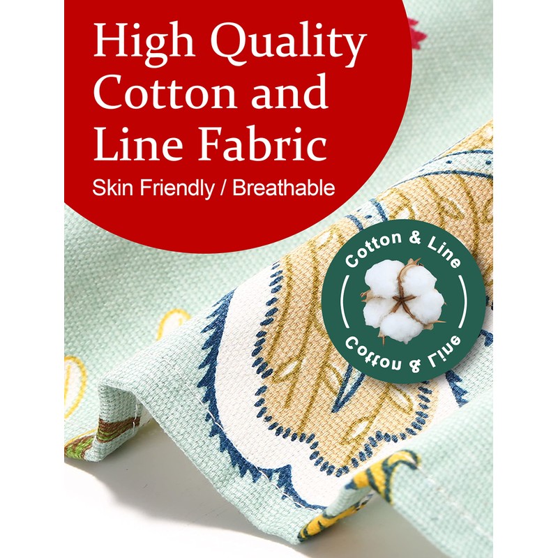 Big Plus Size Aprons for Women with Pockets Cotton Linen