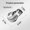 Sretanj Egg Yolk Separator，Egg Separator for Raw Eggs,Food Grade Stainless