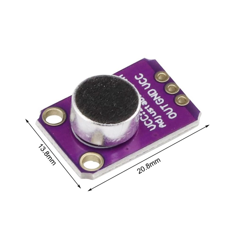 Ferwooh 3PCS Electret Microphone Amplifier Module MAX4466 Sound Sensor Module