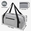 HOLYLUCK Foldable Travel Duffel Bag For Women & Men Luggage
