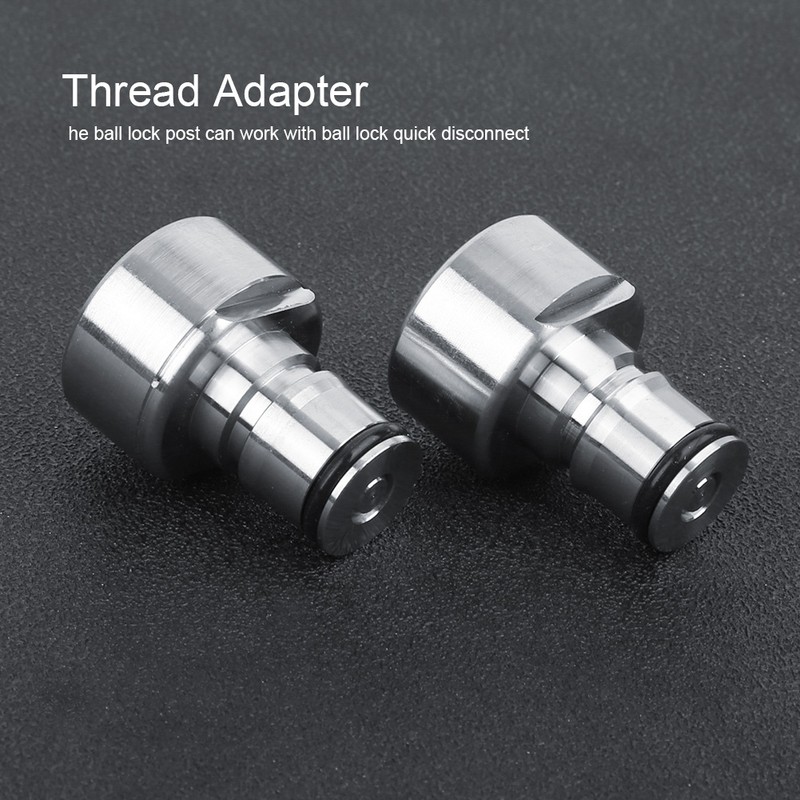Quick Disconnect Conversion Kit Ball Lock Post Keg Coupler Adapter