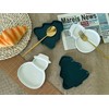 Cute Ceramic Spoon Rest & Holder for Stove Top, Christmas