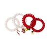 MADISON TYLER Christmas Spiral Hair Ties for Women | Elastic