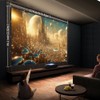 GHKJOK 200 Inch Projector Screen Large Projector Screen Outdoor Projector