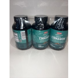 H-E-B 3 PAC H‑E‑B Herbals Ceylon Cinnamon with Chromium & Biotin Capsules 2,500 mg