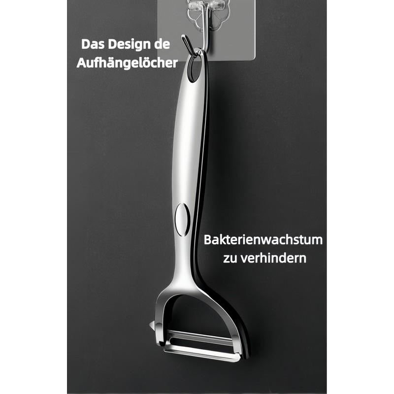 Olihpyyut Stainless Steel Peeler with Swivel Blade and Spring Design,