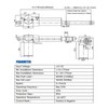 INTBUYING Electric Linear Actuator 250mm（9.8inch）12V DC with Mounting Bracket Heavy