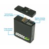 Wasabi Power Battery (4-Pack) for GoPro HERO7 Black, HERO6, HERO5