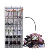 24 Mesh Pockets Over The Door Shoe Organizer Hanging Closet