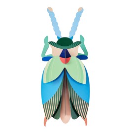 studio ROOF, Wall Art Beetles, Emerald Beetle, Eco-Friendly & Creative Gift