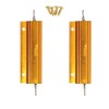 2pcs 100W 10K Ohm High Performance Wire Wound Resistor with