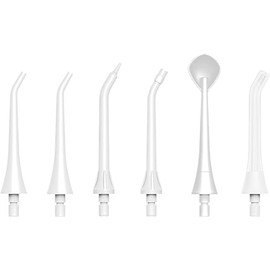 6 Nozzles for Sawgmore TH2D4 Oral Irrigator White