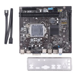 B75 Gaming Motherboard with M.2 Ports Dual Channel DDR3 for LGA1155 4 USB2.0 2 USB3.0 SATA3.0 Interface Mining Motherboard