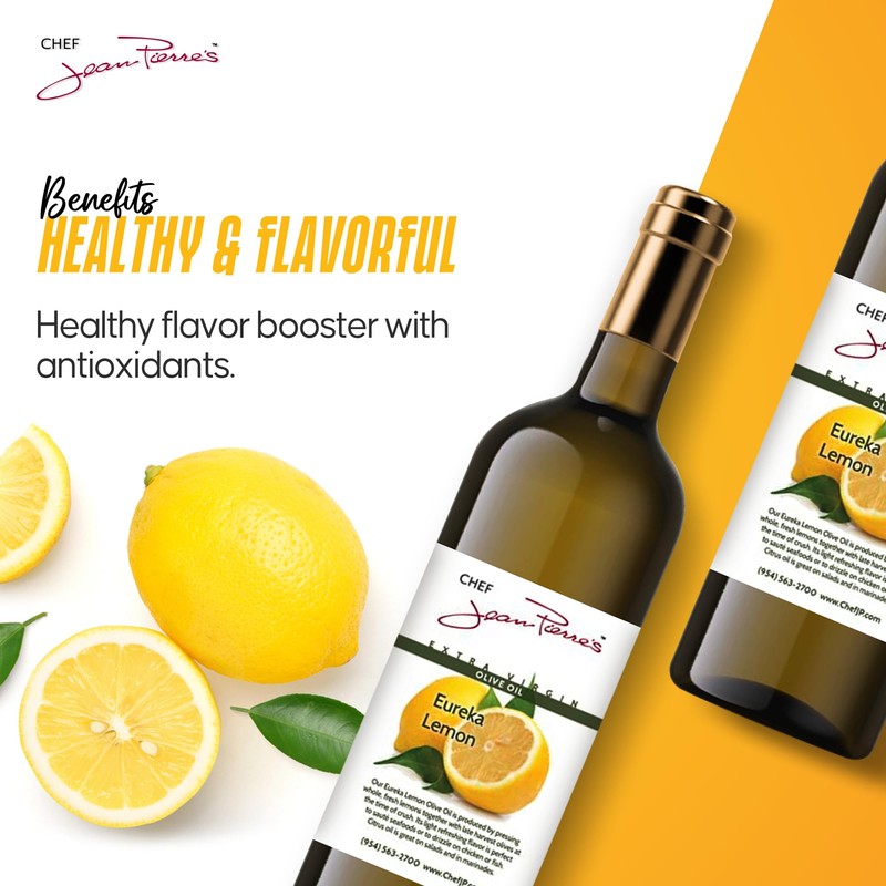 100% naturally infused Eureka Lemon Olive Oil 375ml (12.5oz)
