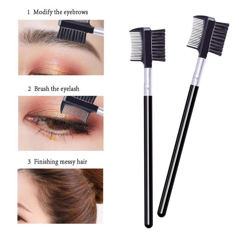 1 PCS Eyelash Comb and Eyebrow Brush Comb, Eyebrow Eyelash