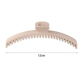 4 Pcs Hair Claw Clips, Fashion Solid Color Matte Big Shark Clip Simple Temperament Geometric Hair Clips Hair Accessories for Women and Girls