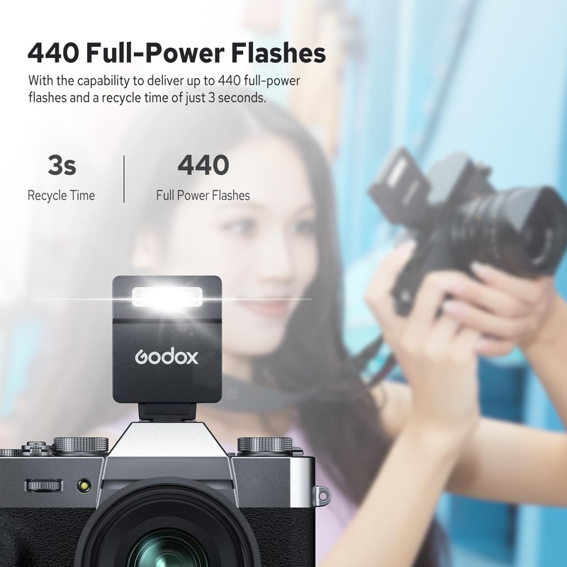 GODOX iM22 Camera Flash Mini iFlash Recycle Time 3s On-Camera