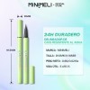 Minimeli Delineador De Ojos Plumín Indeleble Impermeable Negro