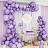 Balloons Purple, Pack of 84 Balloons Birthday Garland Set of