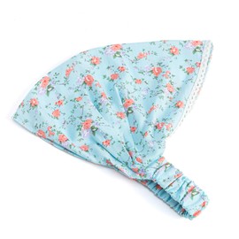 Little Girls Hair Bandana Headband/Summer Scarf- (Vintage Floral, Kids Size- Baby/Toddler 1-5 Yr)