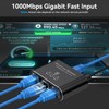 PVBCTCSID Ethernet Splitter 1 to 3 1000Mbps Internet Splitter High