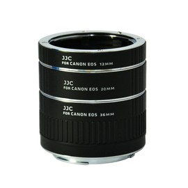 JJC 12-20-36mm AET-CS Auto Focus Macro Extension Tube Set Compatible with Canon DSLR
