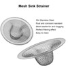 6-Pack Bathroom Mesh Sink Drain Strainer - 2.12" Top /