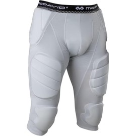 McDavid MD7418-80002-AXXXL Rival Integrated 7-Pad 3/4 Tight Grey AXXXL