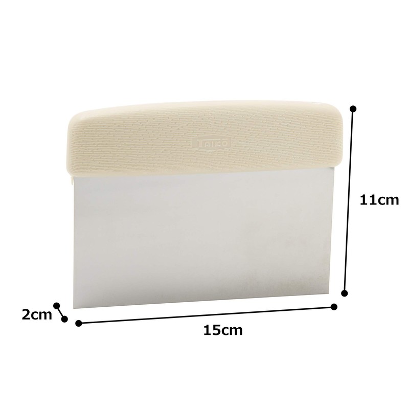 Endoshoji ASK6601 Commercial Scraper for Cutting Board, With Plastic Handle,