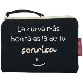 Econanos Hellobags2019 Canvas & Beach Tote Bag, 14 cm, Black (Negro)