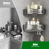 Shower Shelf No Drilling Bathroom Shelf for Storage Shampoo and