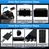 BILIPLE 12000+ Trading Card Storage Box for Commander Display, Card