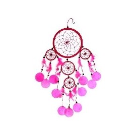 16 x Pink with Capis Discs Dreamcatcher TF16