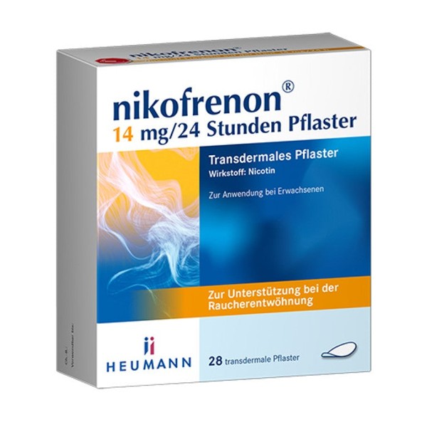 HEUMANN nikofrenon 14 mg/24 Stunden Pflaster, 28 St. Pflaster