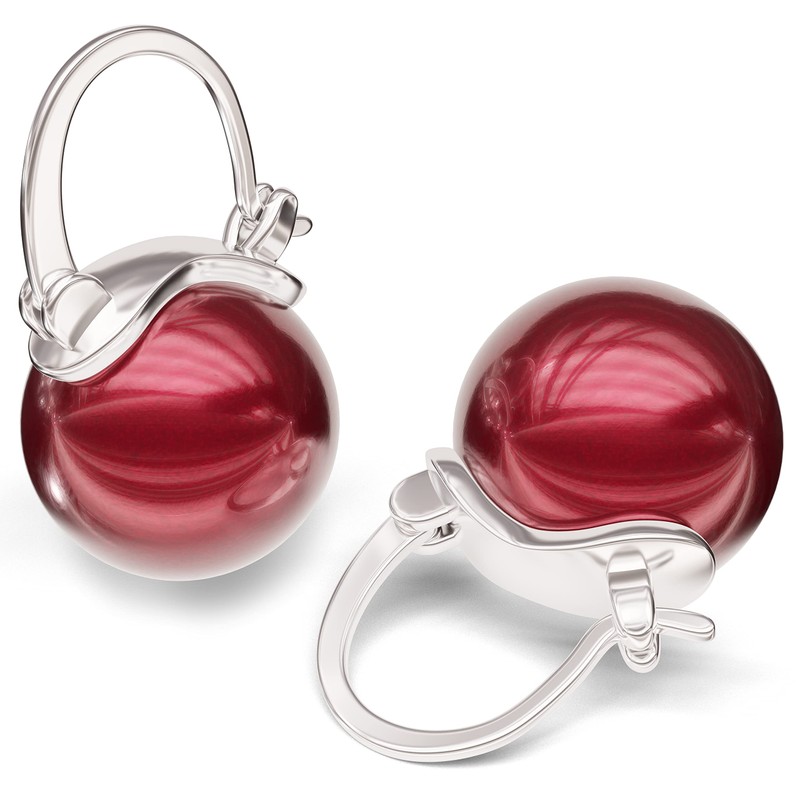 Lova Jewelry Pendientes de gota de perlas para mujer, Perla,