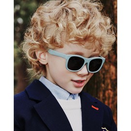 JINHUIBBA Baby Polarized Sunglasses with Strap Flexible Frame UV400 protection for Newborn Toddler Infant Ages 0-24 Months