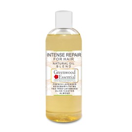 Greenwood Essential Intense Repair Hair Oil - For Dry, Damaged and Brittle Hair. Reduces Hair Loss 200 ml (6.76 oz)