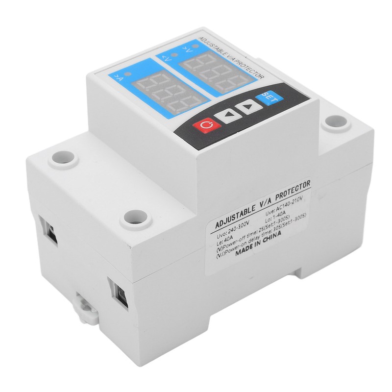 Over Under Voltage Protective Device Digital Display Protector Auto Reset