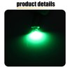 X AUTOHAUX 10 Pcs Green T3 3030 LED Interior Instrument