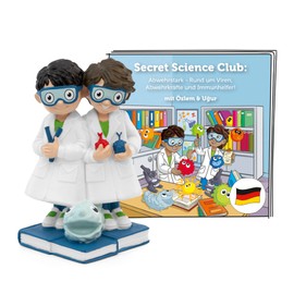 tonies Hearing Figures for Toniebox, Secret Science Club – Defensive – Around Viruses, Defences and Immune Aiders! with Özlem & Uğur, Audio Play for Children from 6 Years, Playing Time Approx. 60