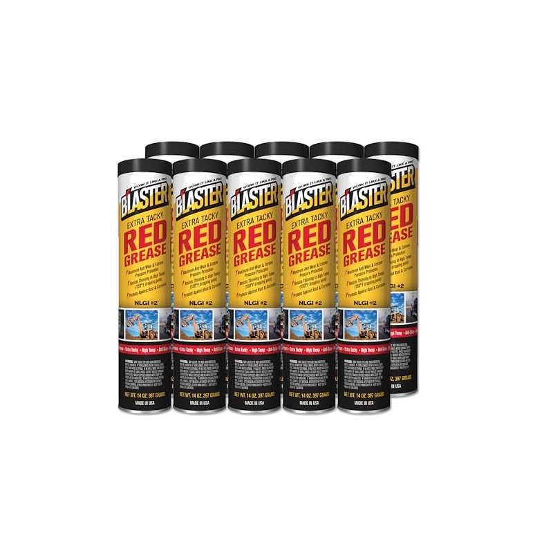 B'laster Extra Tacky Red Grease for Superior High Temerature and