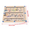 Magnetic Color and Number Maze Board Early Education Wooden Matching