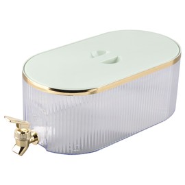 Drink Dispenser PP Good Sealing Large Opening Temperature Resistant Beverage Dispenser Cold Kettle 5L Green