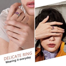 Size 11 Rings for Women Fidget Ring Spinner Rings for Men Thumb Rings