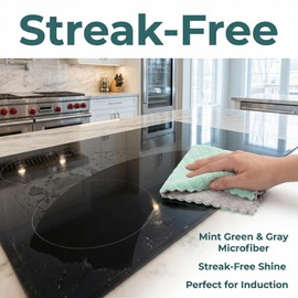 Absorbent Microfiber Streak-Free Lint-Free Kitchen Dish Towels