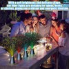 Patelai 16 Pcs LED Fiber Optic Lamps Color Changing Sensory