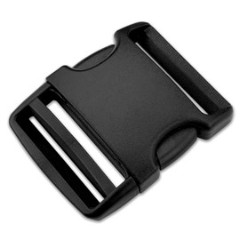 Duraflex Buckle Closure in 20 mm, 25 mm, 38 mm, 50 mm, Black, Plastic, Click / Clip Fastening, Replacement Buckle, black, 50 mm