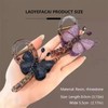 LAOYEFACAI Butterfly Hair Clip Small Acrylic Butterfly Hair Clips Flower