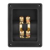 4 Copper Binding Post Terminal, Cable Connector Speaker Terminal Box